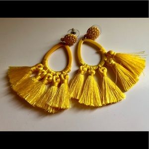 Yellow fringe posts